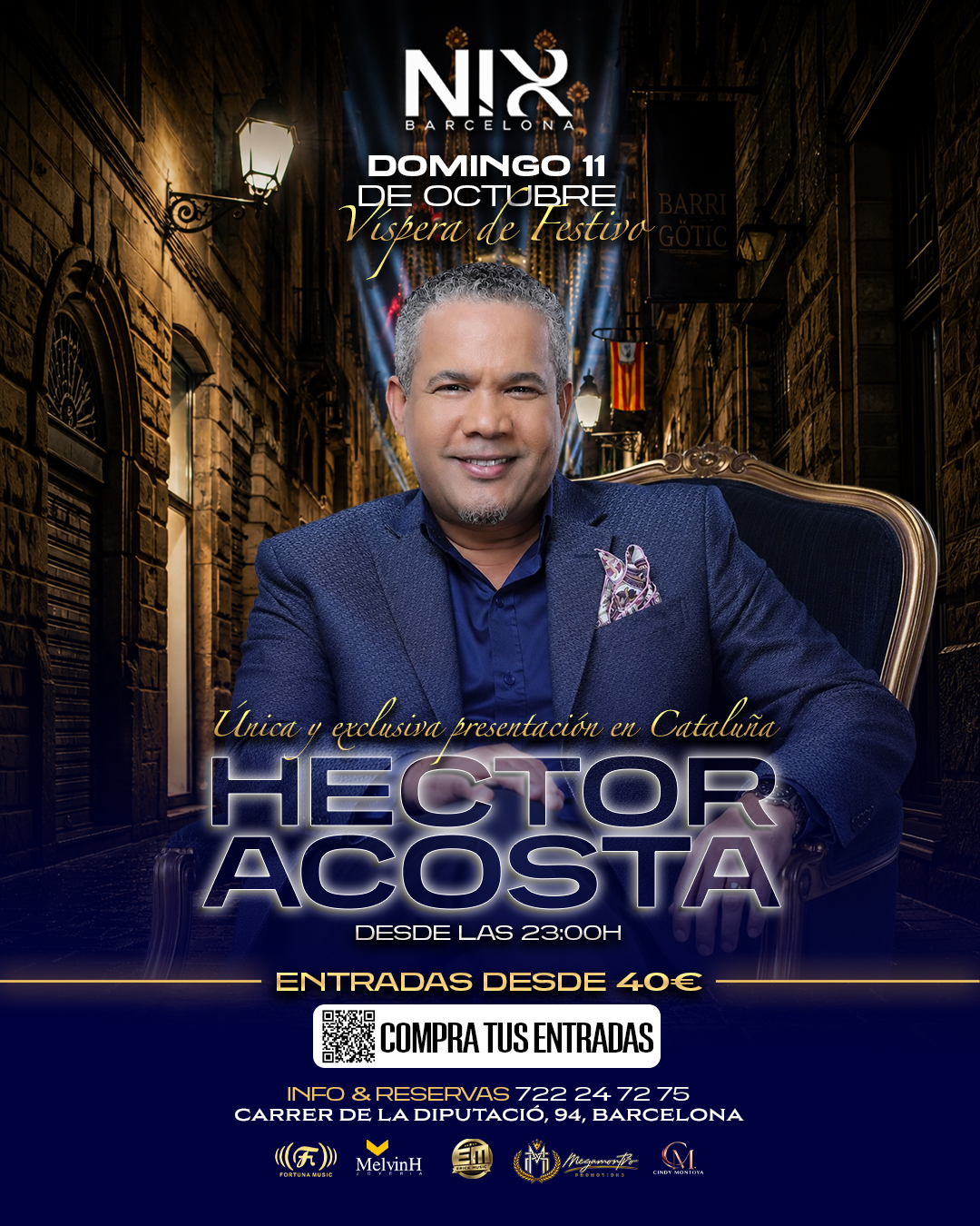 Héctor Acosta El torito - concierto en Barcelona
